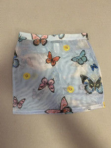 Butterfly mesh skirt